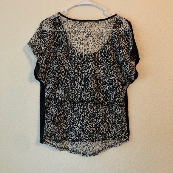 Love J Black & White Leopard Blouse - Picture 2 of 2